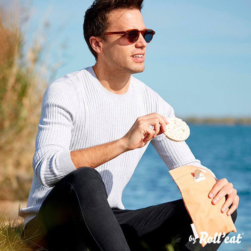 Roll'eat Snack'n'go BIO Lunchbag waschbarer Snackbag Brotbeutel