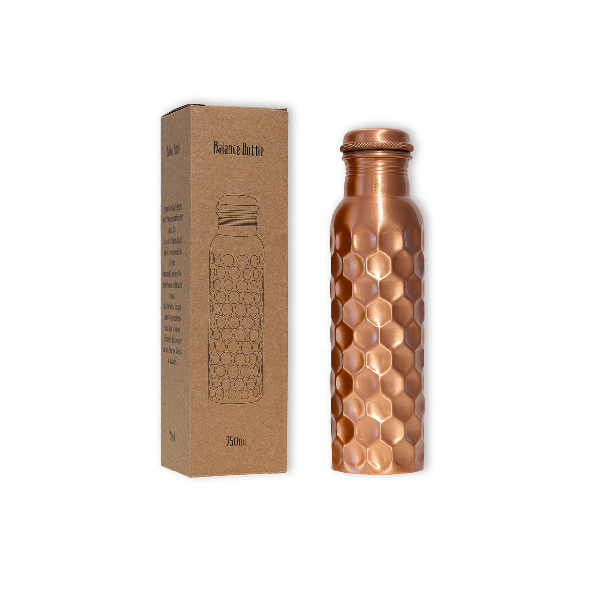 Brotzeit Trinkflasche aus Kupfer 950ml balance bottle