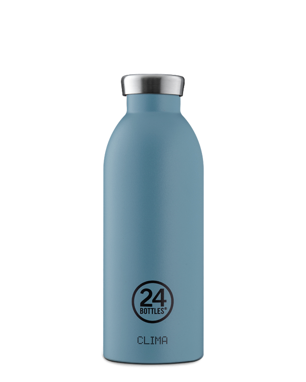 24bottles clima bottle Thermosflasche unifarben aus Edelstahl Trinkflasche 0,5l BPA frei