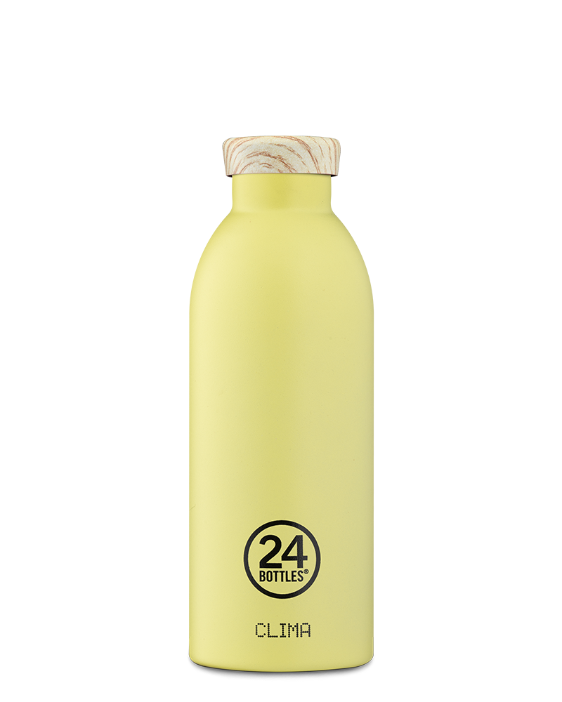 24bottles clima bottle Thermosflasche unifarben aus Edelstahl Trinkflasche 0,5l BPA frei