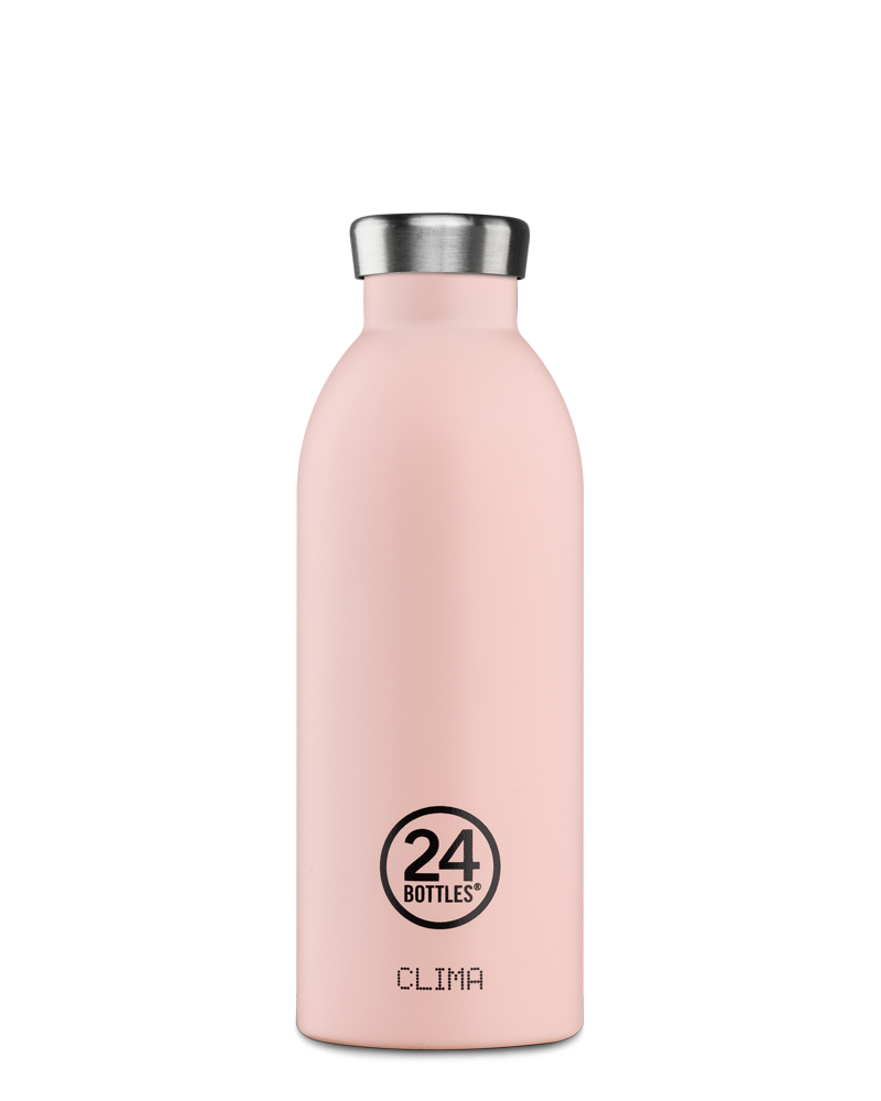 24bottles clima bottle Thermosflasche unifarben aus Edelstahl Trinkflasche 0,5l BPA frei