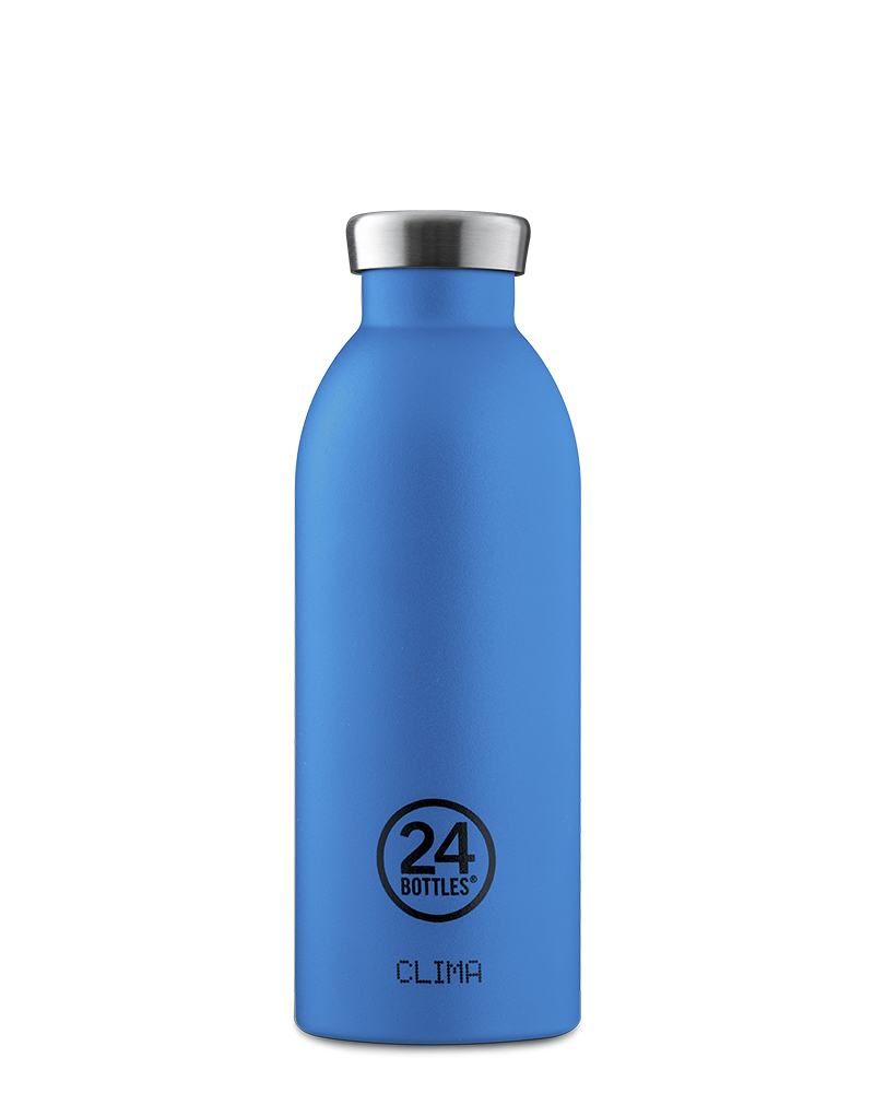 24bottles clima bottle Thermosflasche unifarben aus Edelstahl Trinkflasche 0,5l BPA frei