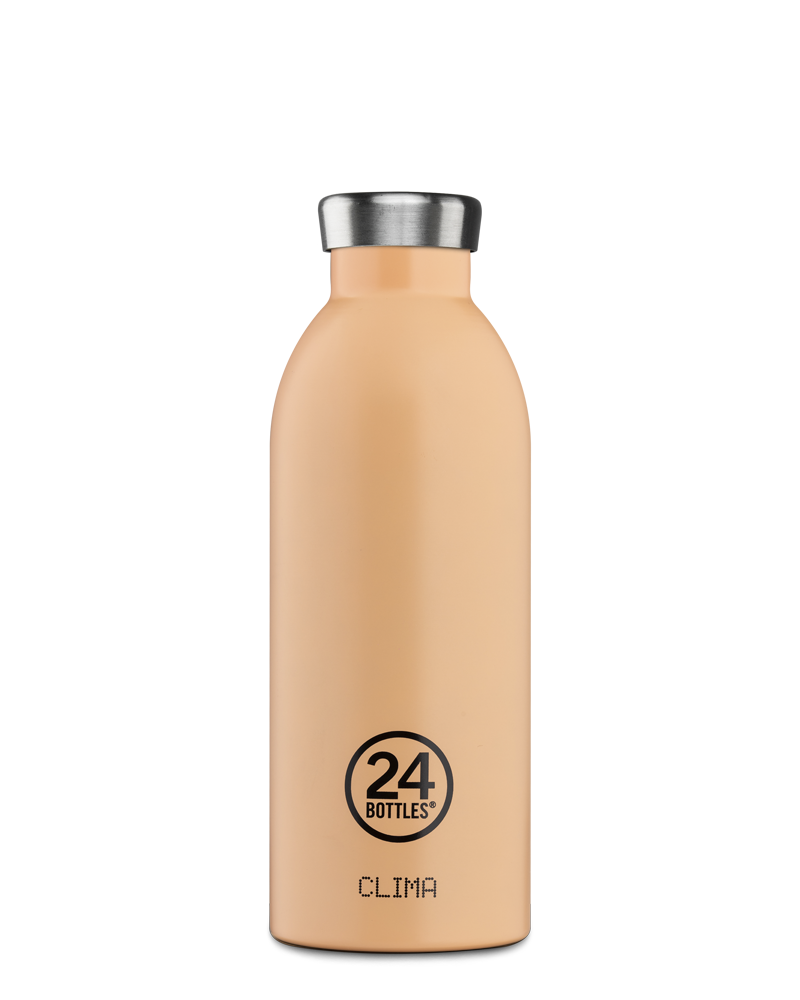 24bottles clima bottle Thermosflasche unifarben aus Edelstahl Trinkflasche 0,5l BPA frei