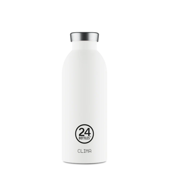 24bottles clima bottle Thermosflasche unifarben aus Edelstahl Trinkflasche 0,5l BPA frei
