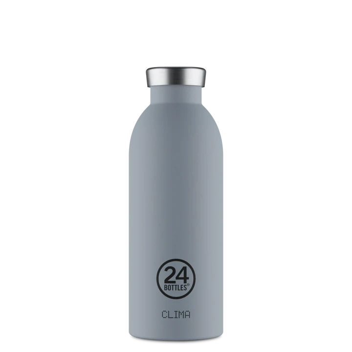 24bottles clima bottle Thermosflasche unifarben aus Edelstahl Trinkflasche 0,5l BPA frei