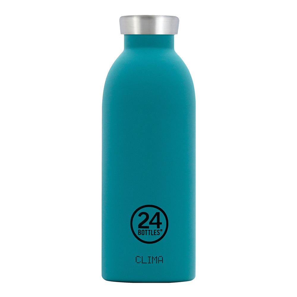 24bottles clima bottle Thermosflasche unifarben aus Edelstahl Trinkflasche 0,5l BPA frei
