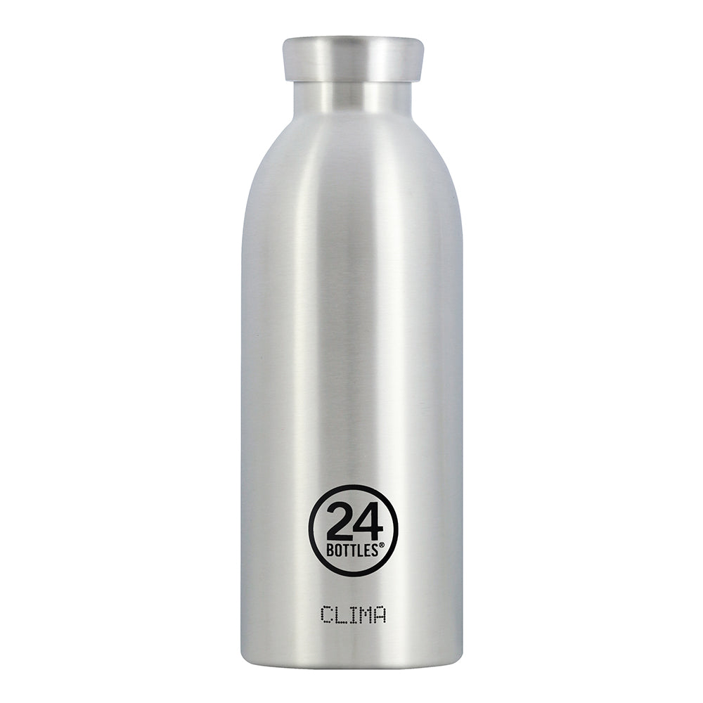 24bottles clima bottle Thermosflasche unifarben aus Edelstahl Trinkflasche 0,5l BPA frei