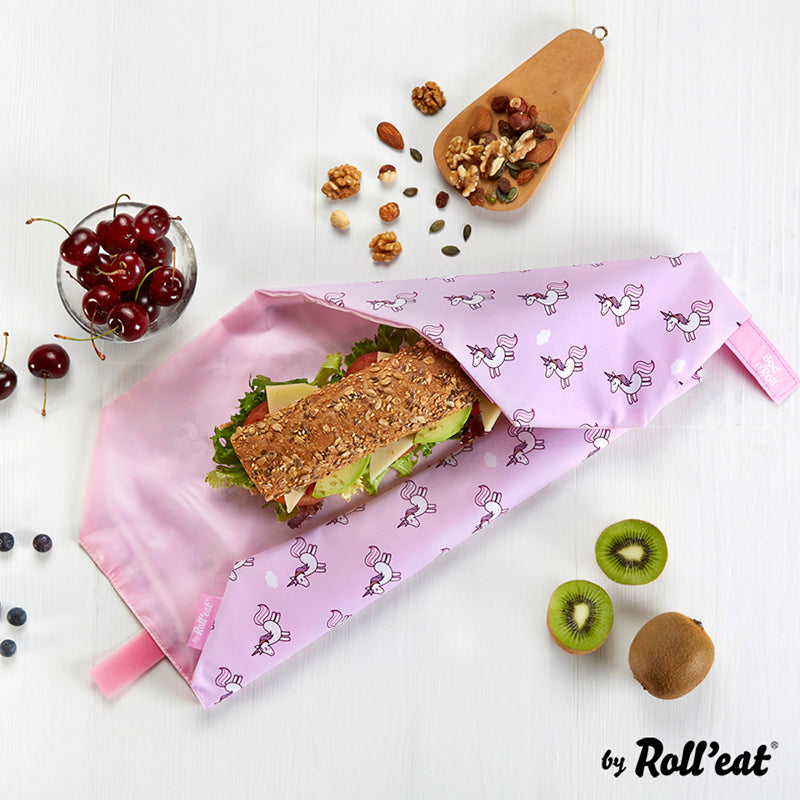 Roll'eat Boc`n`Roll ANIMALS Collection Sandwich Wrap waschbarer Snackbag Brotbeutel