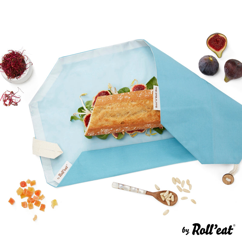Roll'eat Boc`n`Roll BIO line Sandwich Wrap waschbarer Snackbag Brotbeutel