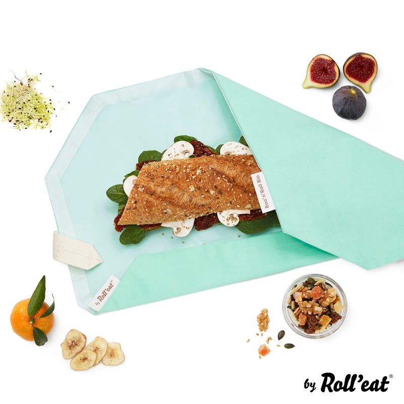Roll'eat Boc`n`Roll BIO line Sandwich Wrap waschbarer Snackbag Brotbeutel
