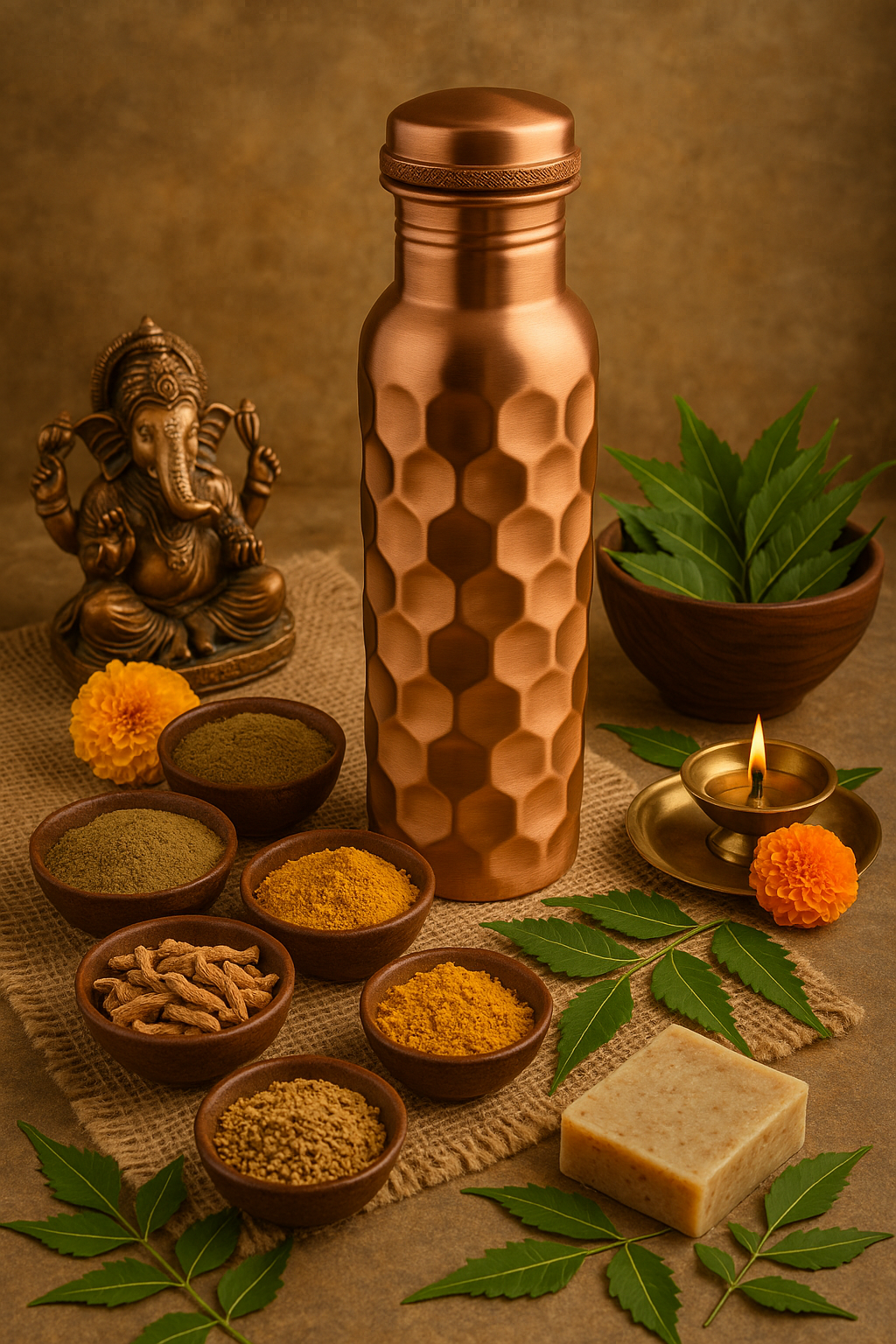 Brotzeit Trinkflasche aus Kupfer 950ml balance bottle