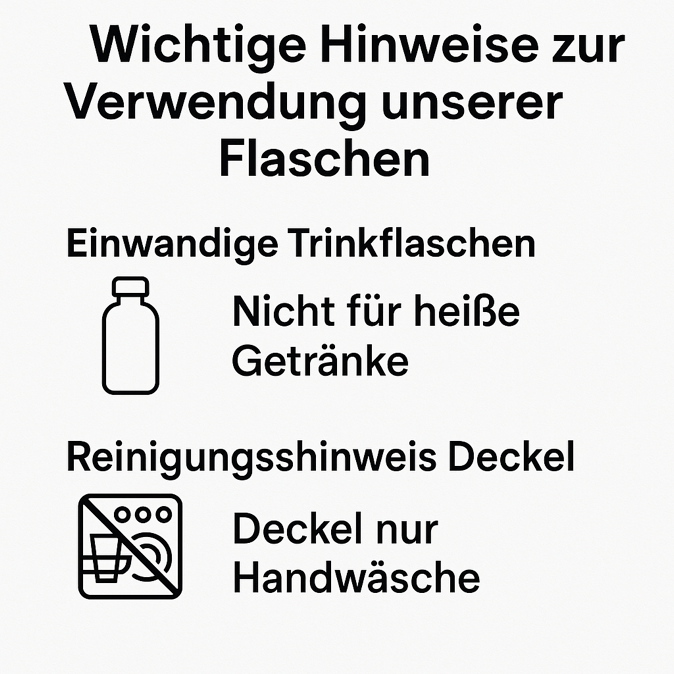 Brotzeit Trinkflasche aus Edelstahl plastikfrei BPAfrei in 3 Grössen