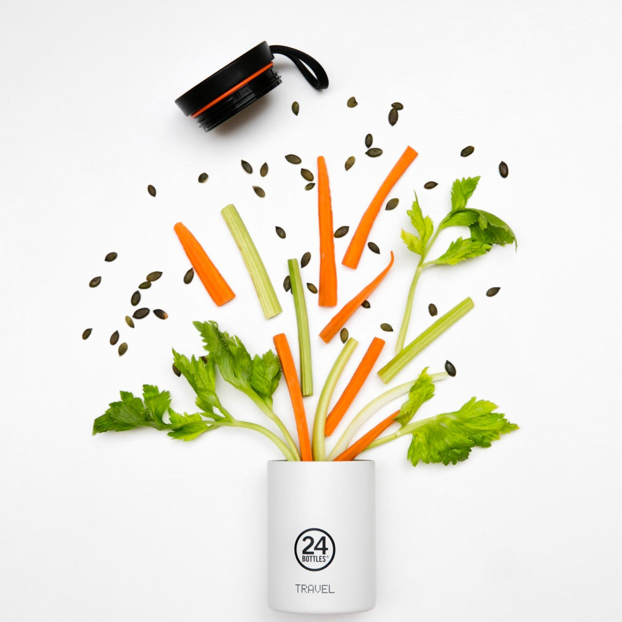 24bottles Fill & Go Deckel für Travel Tumbler -absolut dicht-