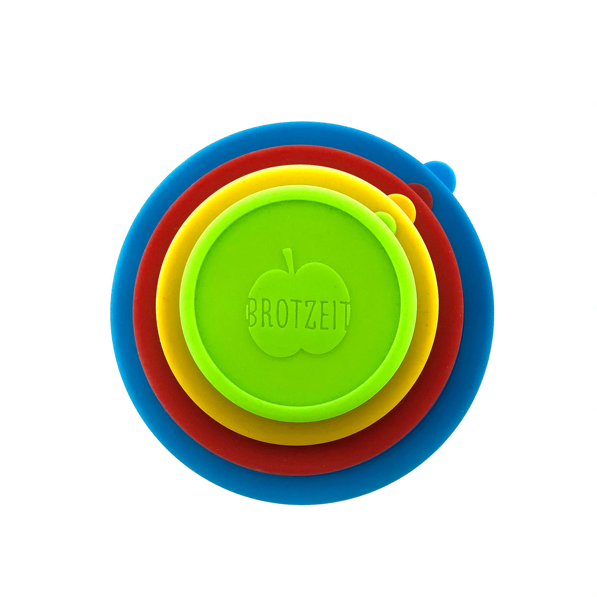 Brotzeit Ersatzdeckel rund für Dreierlei und mini aus Silikon Verschluss Deckel