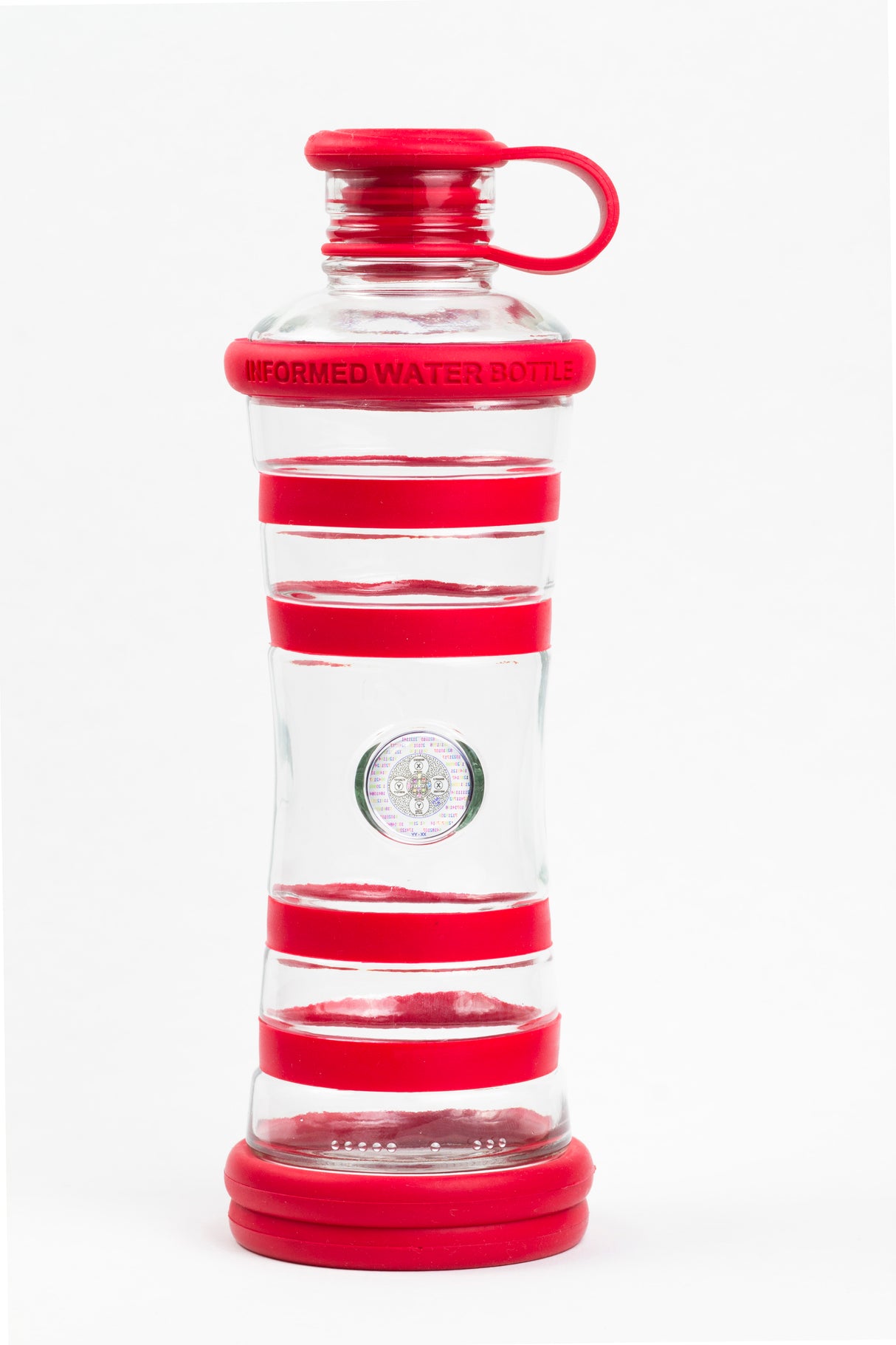 i9 informierte Wasserflasche mit Chip Sport i9bottle Chakra Flasche Poznik iglass i91422