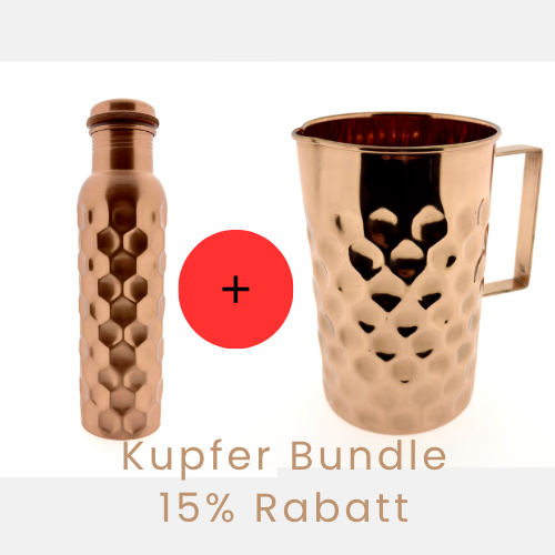 Kupfer Bundle- Kupfer Flasche+ Kupfer Krug