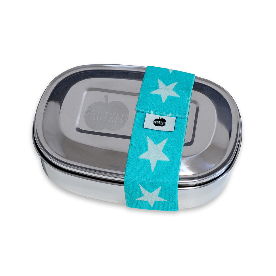 Brotzeit MAGIC Lunchboxen Brotdose Jausenbox mit herausnehmbarer Unterteilung aus Edelstahl