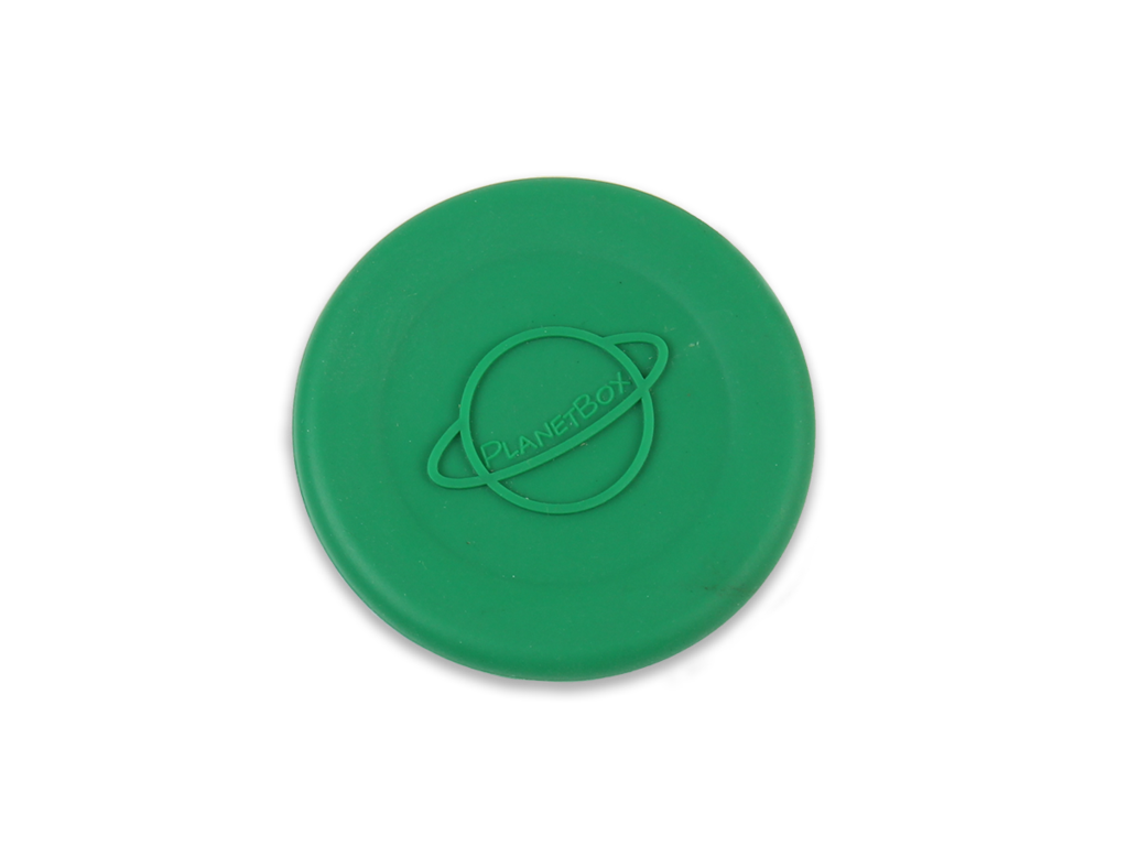 planetbox Ersatzdeckel aus Silikon für Container rund grün
