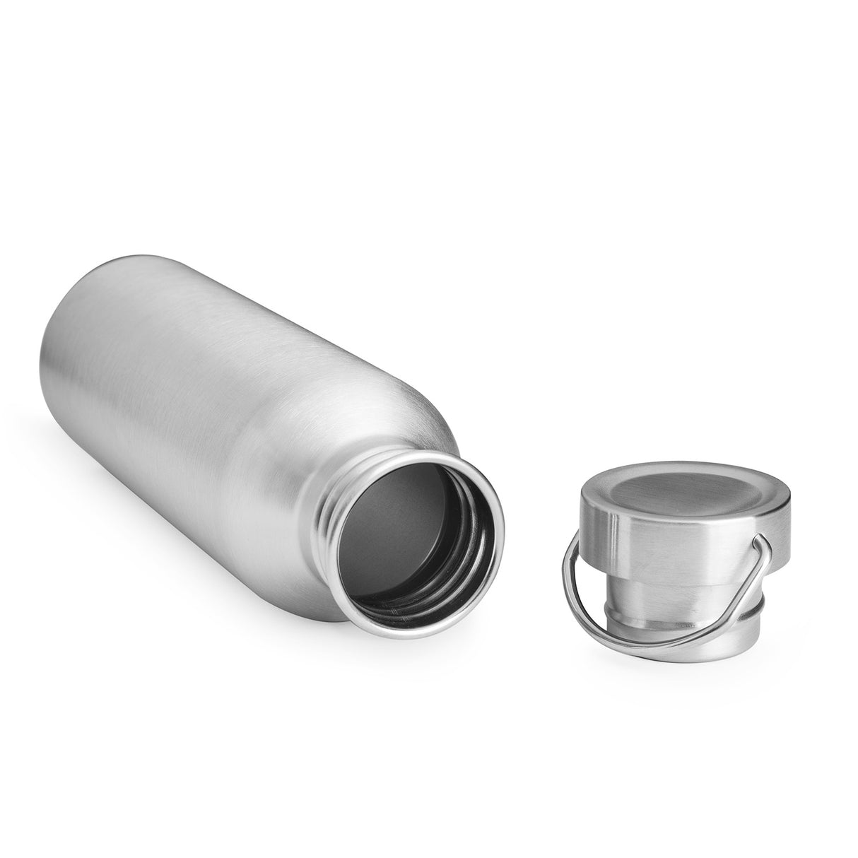 Brotzeit Trinkflasche aus Edelstahl plastikfrei BPAfrei in 3 Grössen