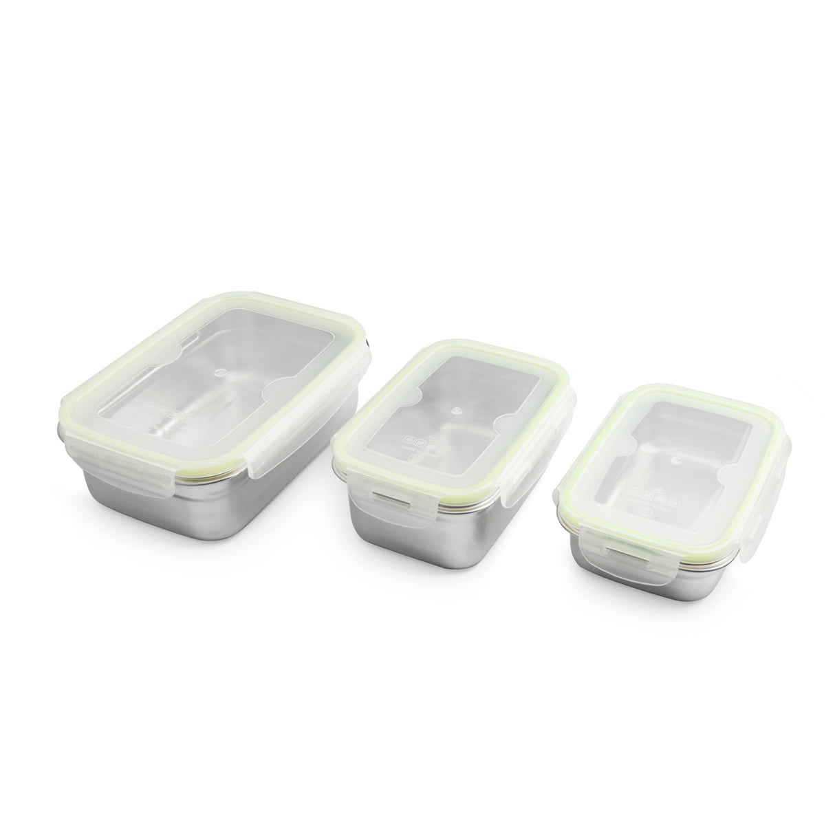 Brotzeit klick Brotdose Lunchbox aus Edelstahl 100% BPA frei dicht verschliessbar
