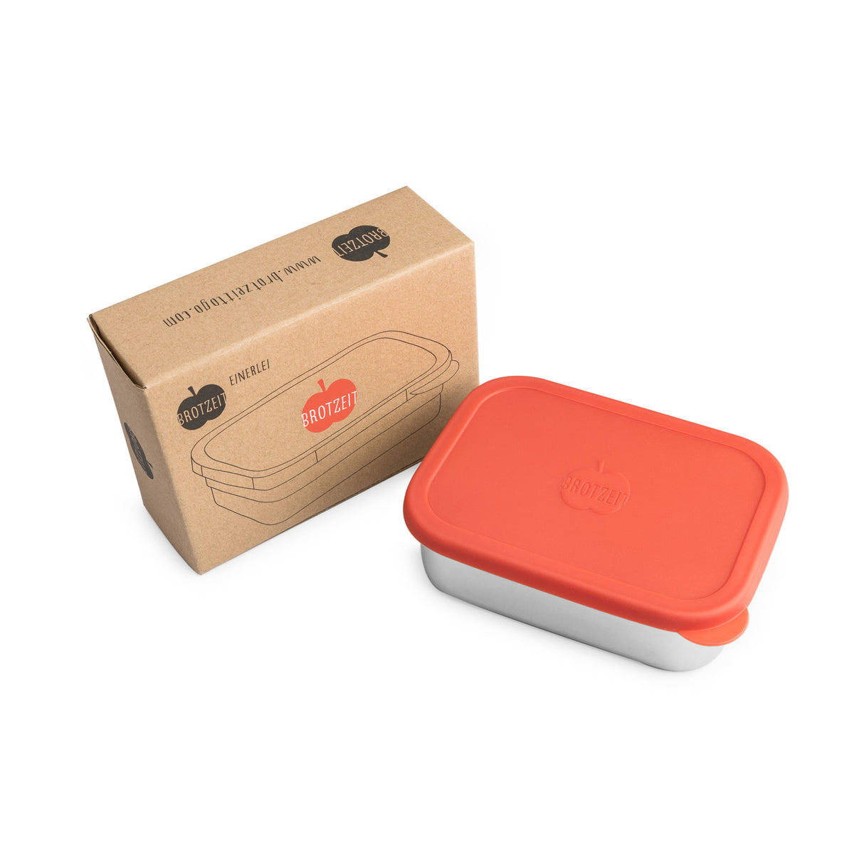 Brotzeit EINERLEI dichte Brotdose Jausenbox aus Edelstahl