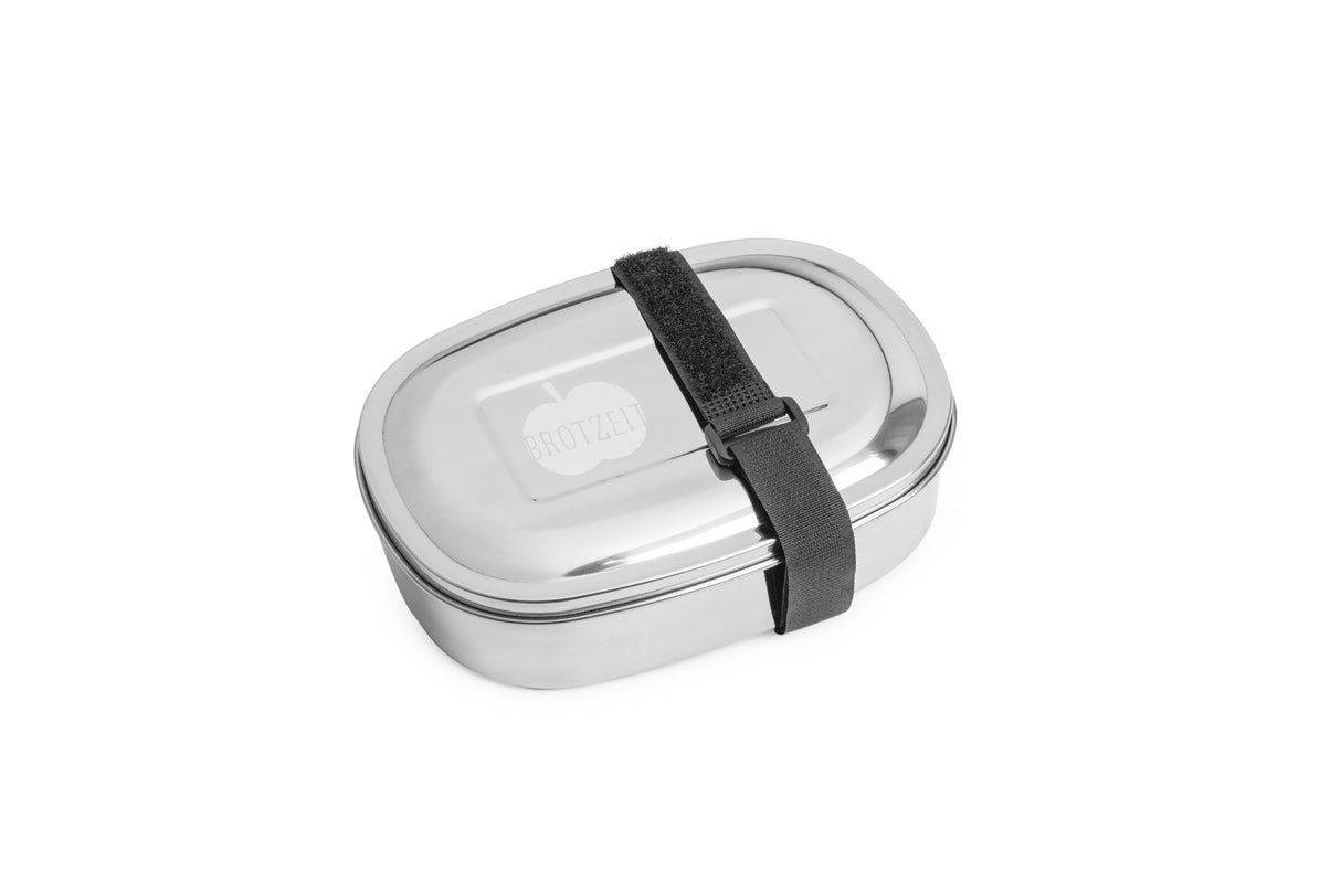 Brotzeit MAGIC Lunchboxen Brotdose Jausenbox mit herausnehmbarer Unterteilung aus Edelstahl