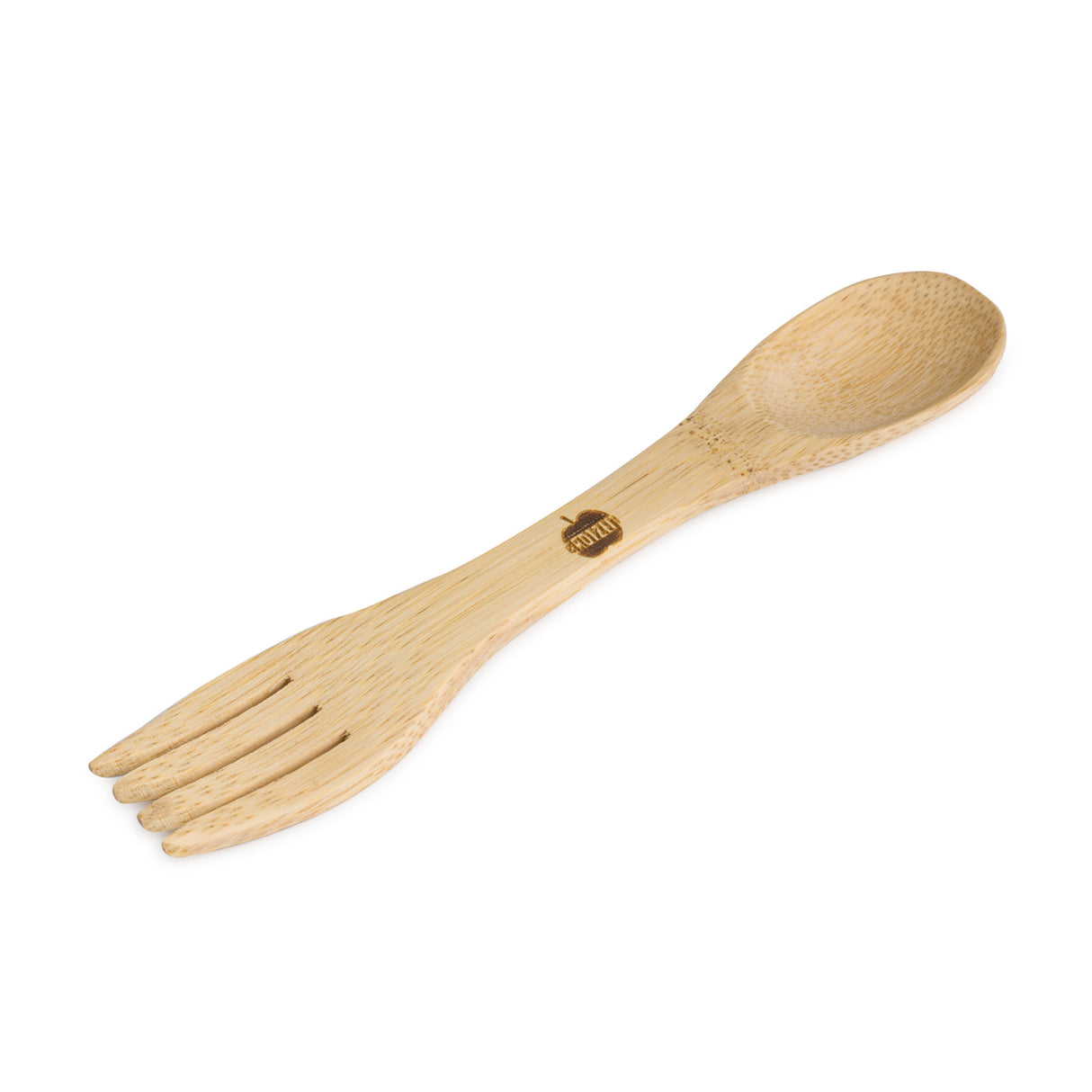 Brotzeit Spork Löffel und Gabel in einem aus Bambus Göffel