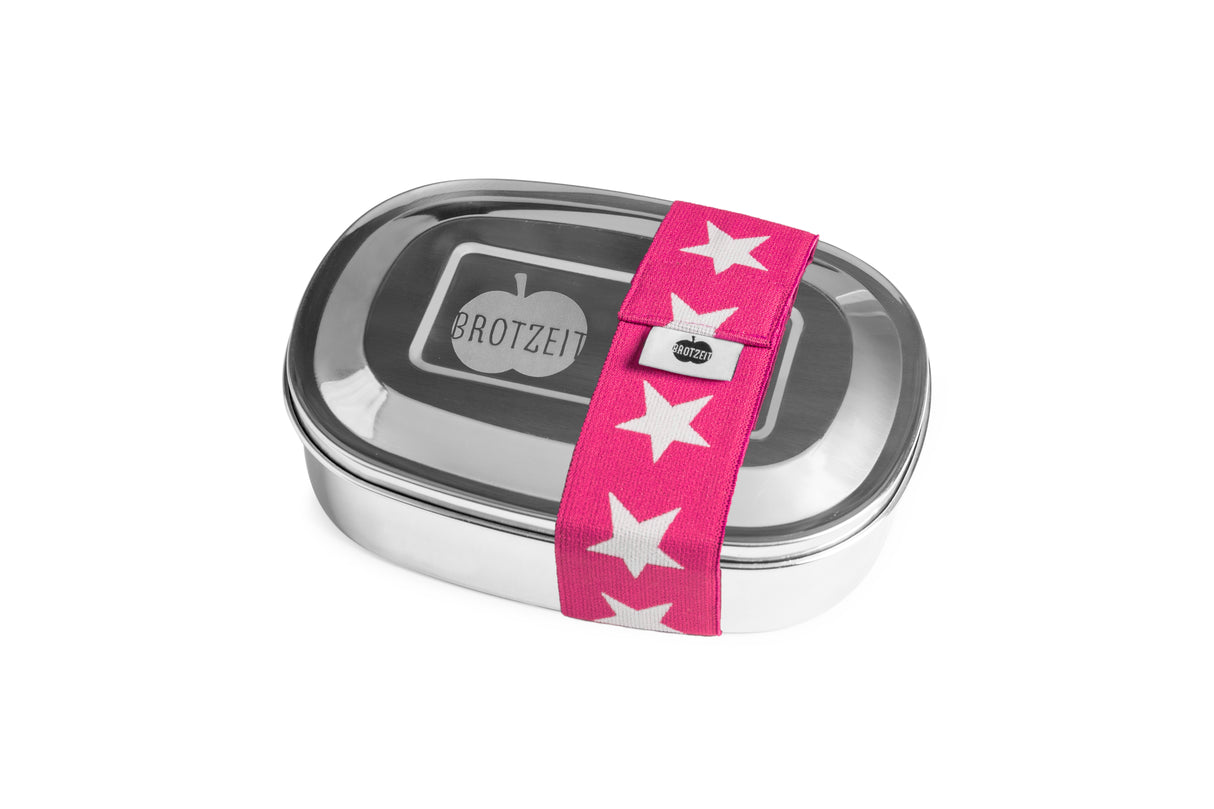 Brotzeit MAGIC Lunchboxen Brotdose Jausenbox mit herausnehmbarer Unterteilung aus Edelstahl