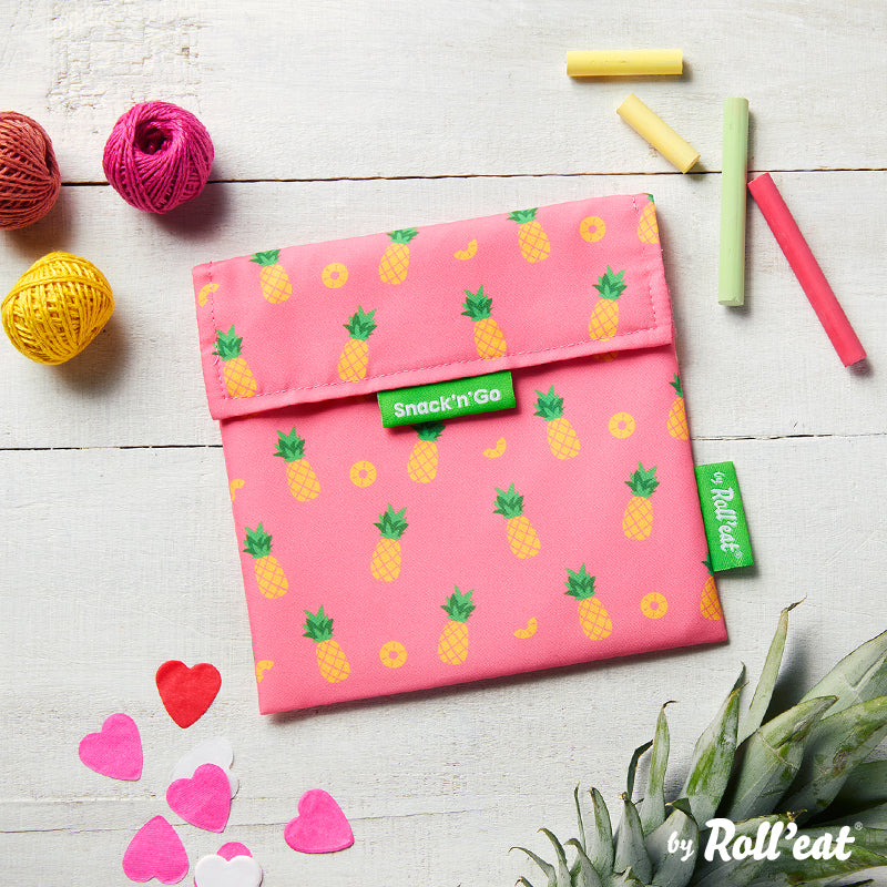 Roll'eat Snack'n'go FRUITS Lunchbag waschbarer Snackbag Brotbeutel