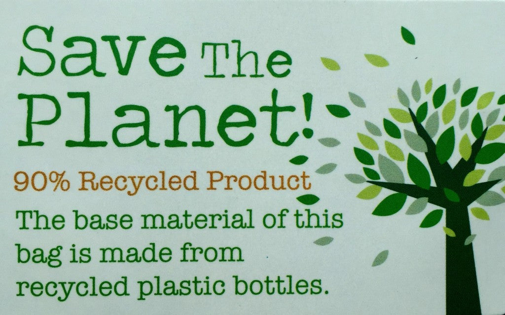 Save The Planet! small junior bag made from recycled PET bottles Lunchbag