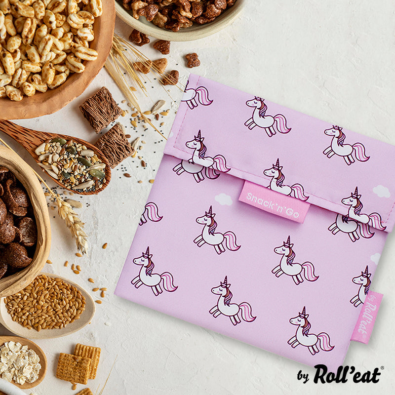 Roll'eat Snack'n'go ANIMAL Lunchbag waschbarer Snackbag Brotbeutel