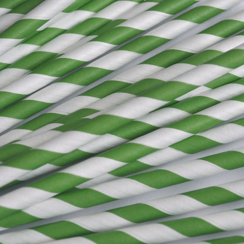 Paper straws biodegradable 25 pieces paper straws