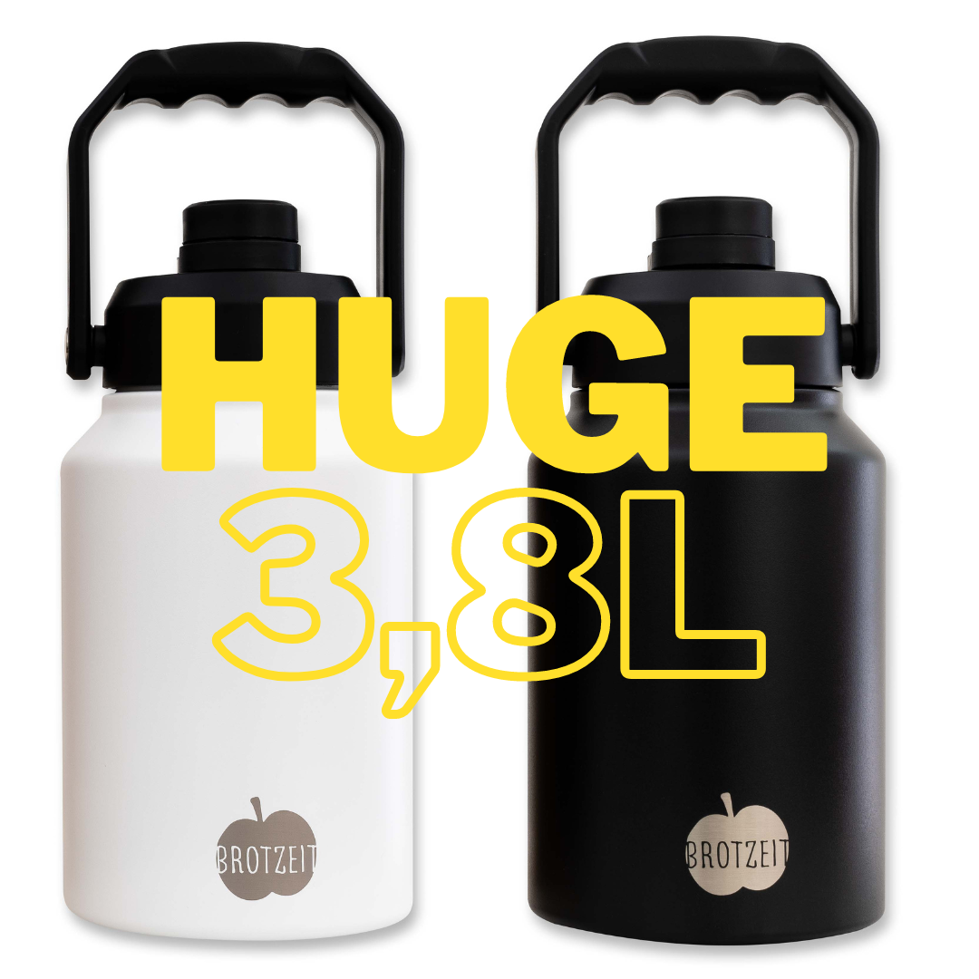 Brotzeit DOUBLE MAGNUM 3,8l Thermosflasche Thermosbehälter aus Edelstahl