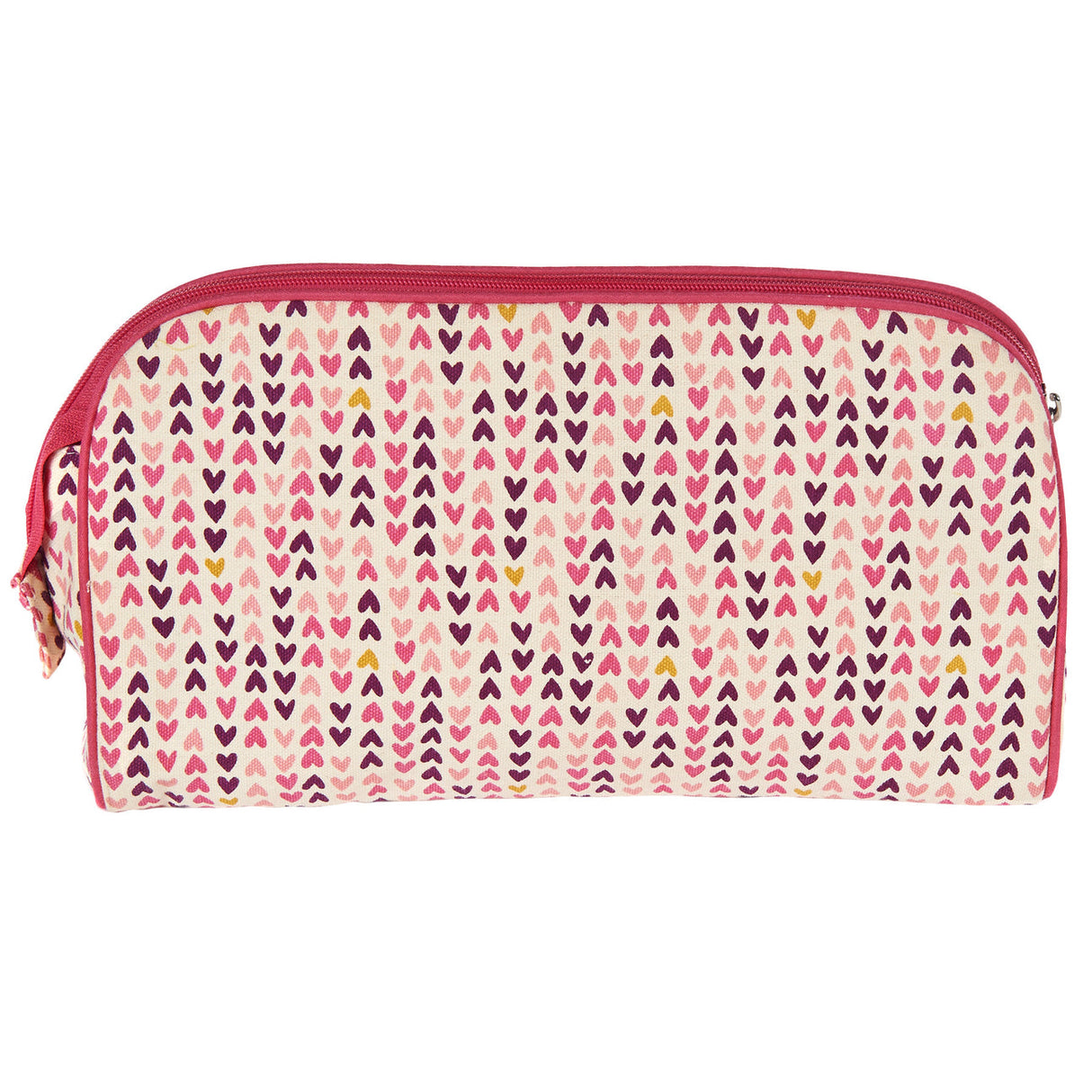 Keep Leaf Kosmetiktasche gross Toiletttasche Make up Tasche aus Bio Baumwolle waschbar Schminktasche