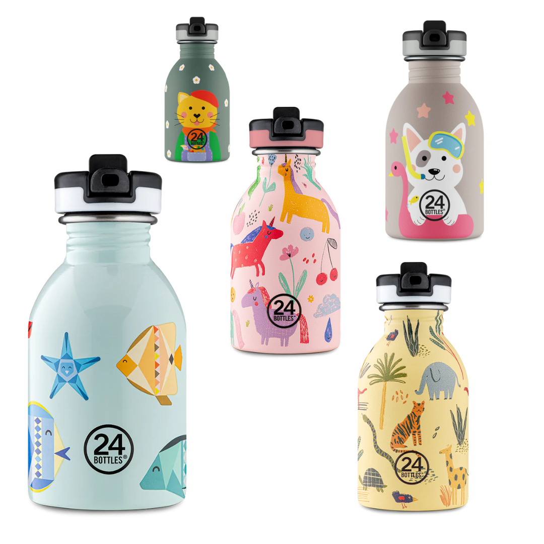 24bottles Trinkflasche 250ml Kids collection mit Sport cap