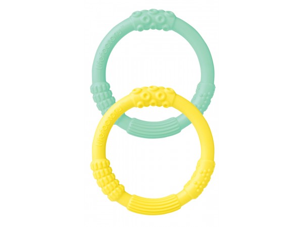 Lifefactory Beissring aus Silikon 2er Set BPA frei Baby Beissring