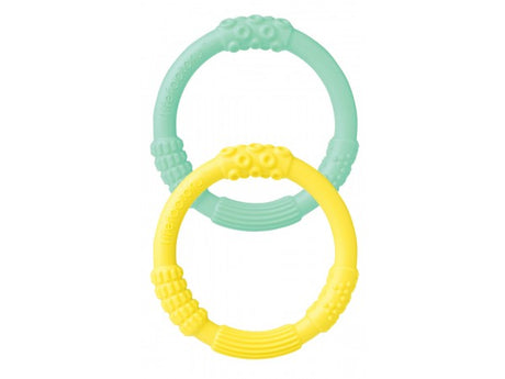 Lifefactory Beissring aus Silikon 2er Set BPA frei Baby Beissring