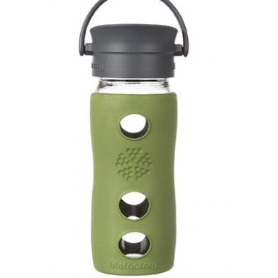 Lifefactory Cafe Collection 475ml Trinkflasche aus Glas