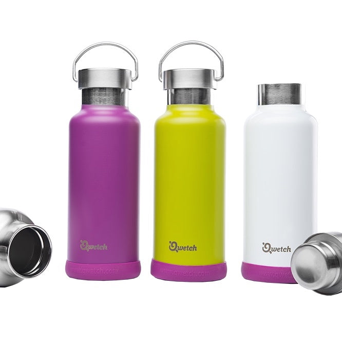 Qwetch travel pot Thermosflasche aus Edelstahl Trinkflasche 0,5l BPA frei