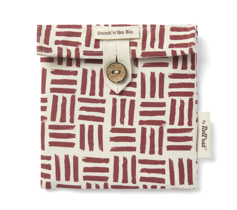 Roll'eat Snack'n'go BIO line ETNIA Collection Lunchbag waschbarer Snackbag Brotbeutel