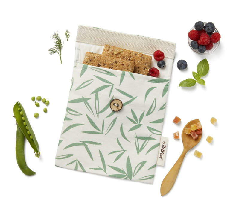 Roll'eat Snack'n'go BIO line ETNIA Collection Lunchbag waschbarer Snackbag Brotbeutel