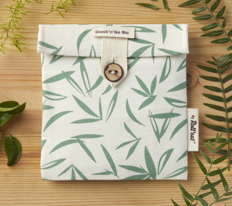 Roll'eat Snack'n'go BIO line ETNIA Collection Lunchbag waschbarer Snackbag Brotbeutel