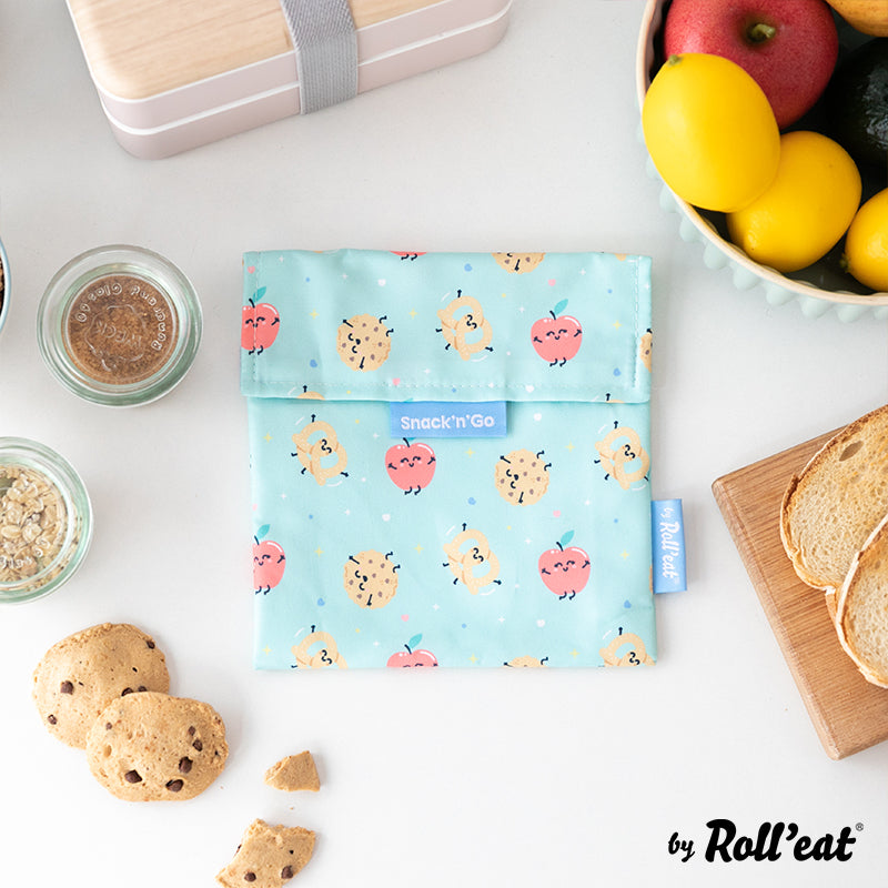 Roll'eat Snack'n'go Mr. WONDERFUL Lunchbag waschbarer Snackbag Brotbeutel