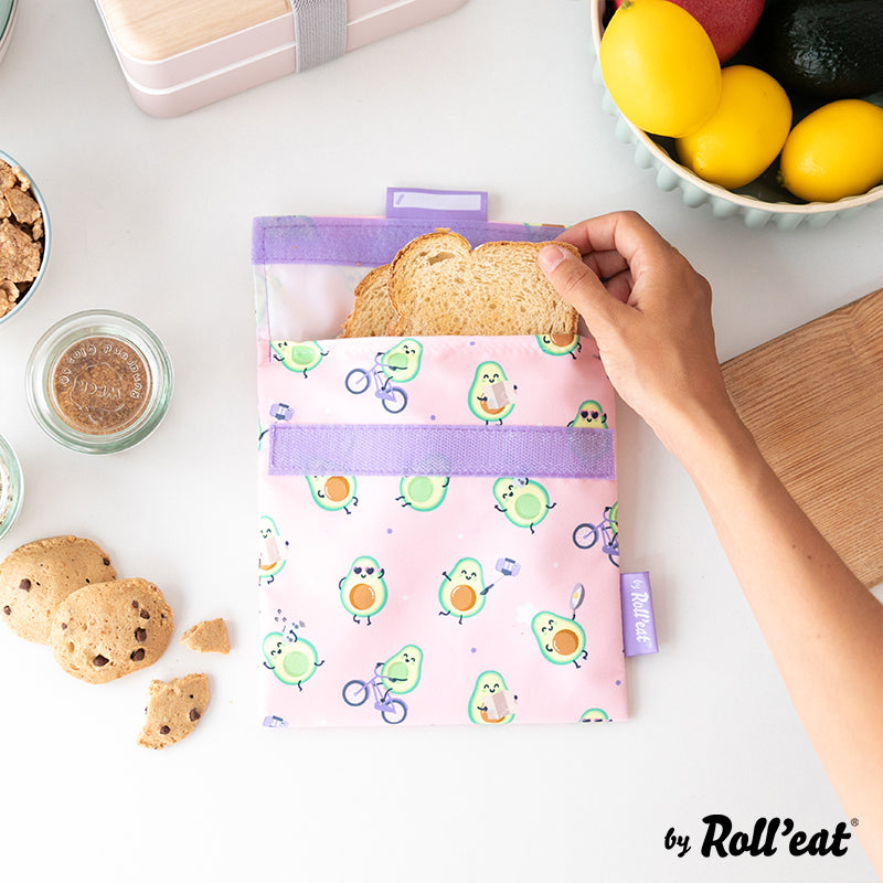 Roll'eat Snack'n'go Mr. WONDERFUL Lunchbag waschbarer Snackbag Brotbeutel