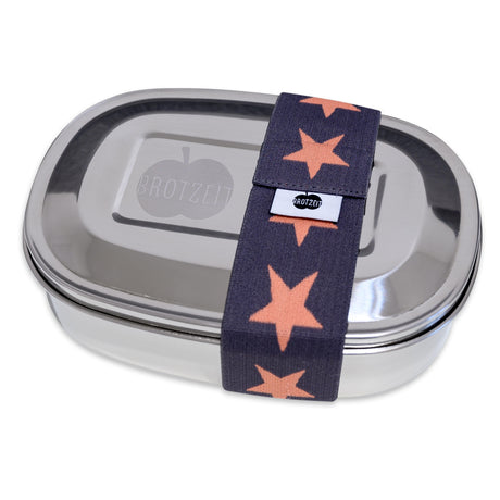 Brotzeit MAGIC lunch boxes lunch box snack box with removable dividers made of stainless steel