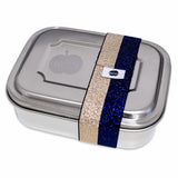 Brotzeit ZWEIER Lunchboxen Brotdose Jausenbox mit Unterteilung aus Edelstahl 100% BPA frei