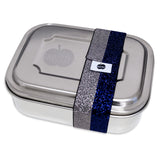 Brotzeit ZWEIER Lunchboxen Brotdose Jausenbox mit Unterteilung aus Edelstahl 100% BPA frei
