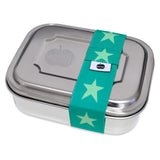 Brotzeit ZWEIER Lunchboxen Brotdose Jausenbox mit Unterteilung aus Edelstahl 100% BPA frei