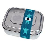 Brotzeit TWO lunch boxes lunch box snack box with dividers made of stainless steel 100% BPA free