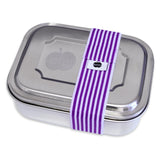 Brotzeit ZWEIER Lunchboxen Brotdose Jausenbox mit Unterteilung aus Edelstahl 100% BPA frei